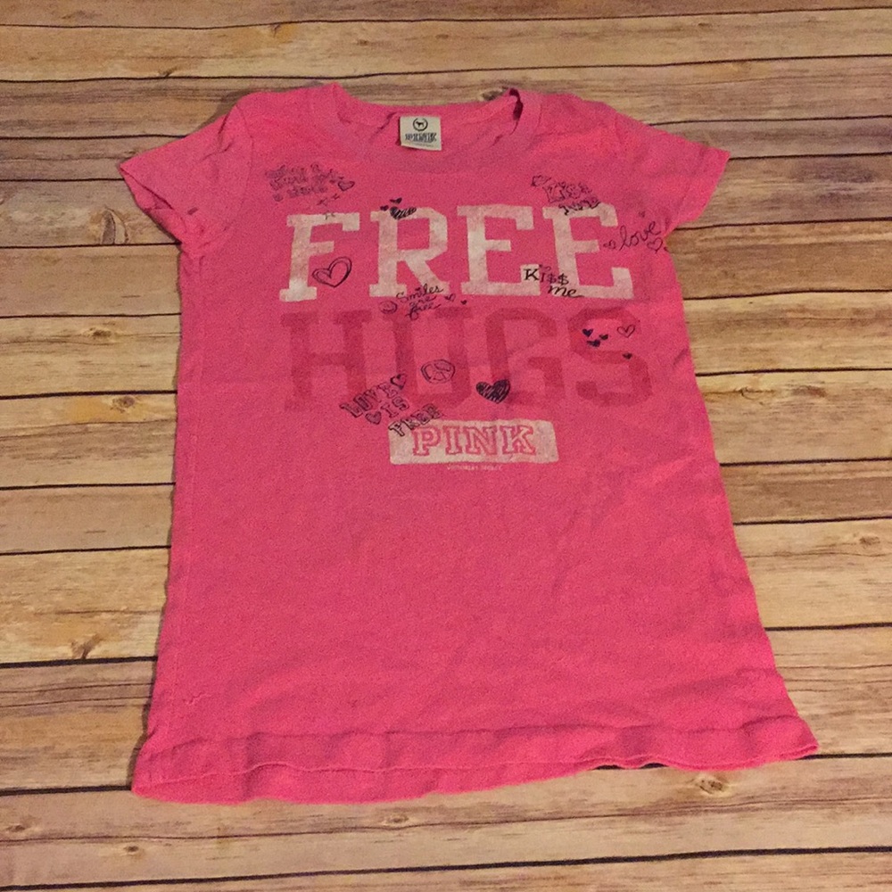 Victoria’s Secret PINK Free Hugs Tee Shirt